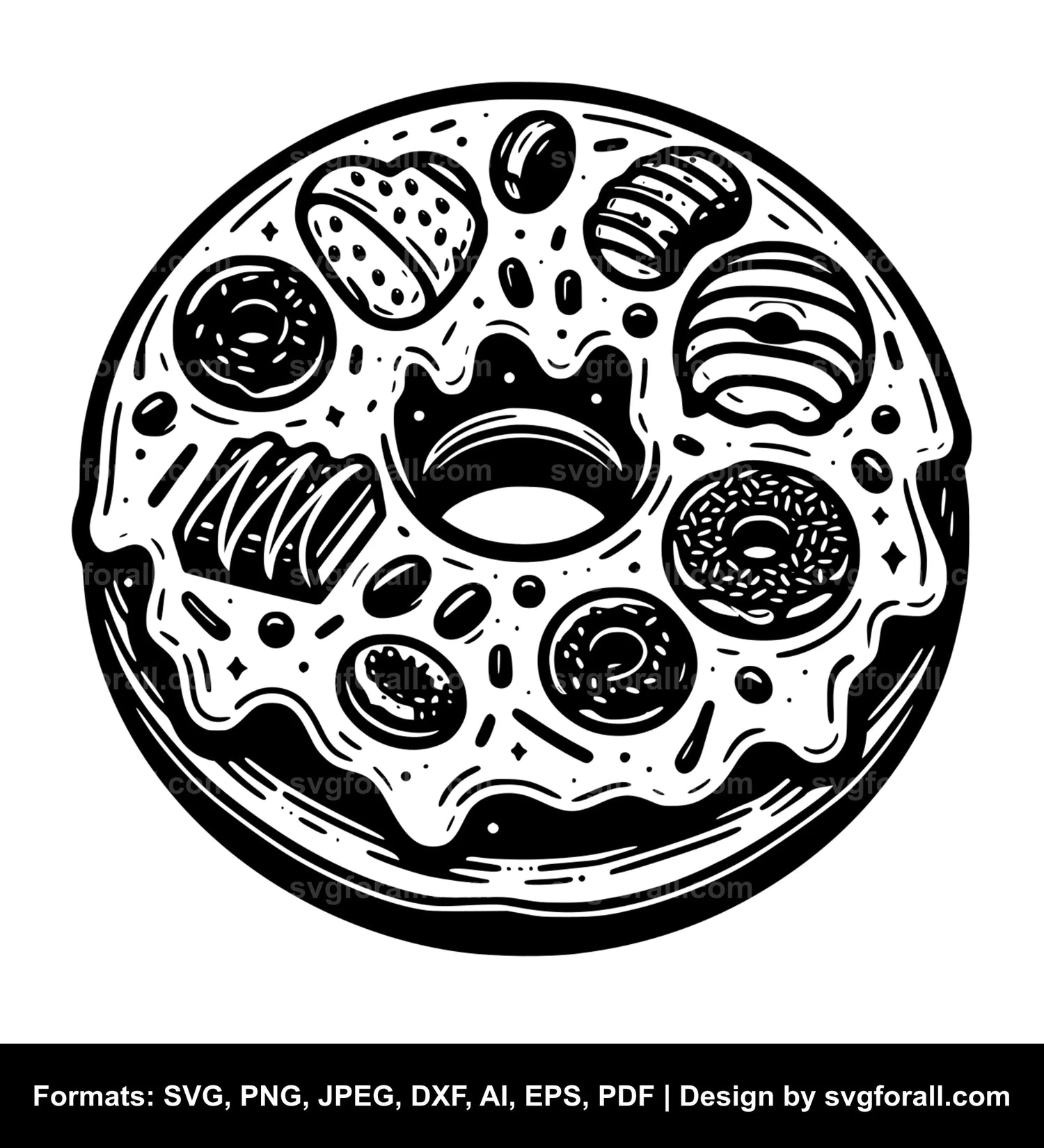 Donut Cricut SVG