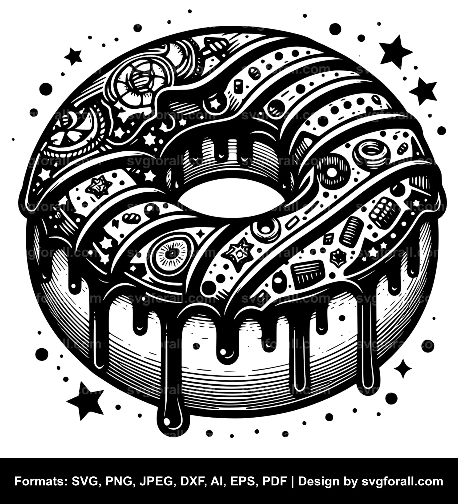 Donut SVG PNG