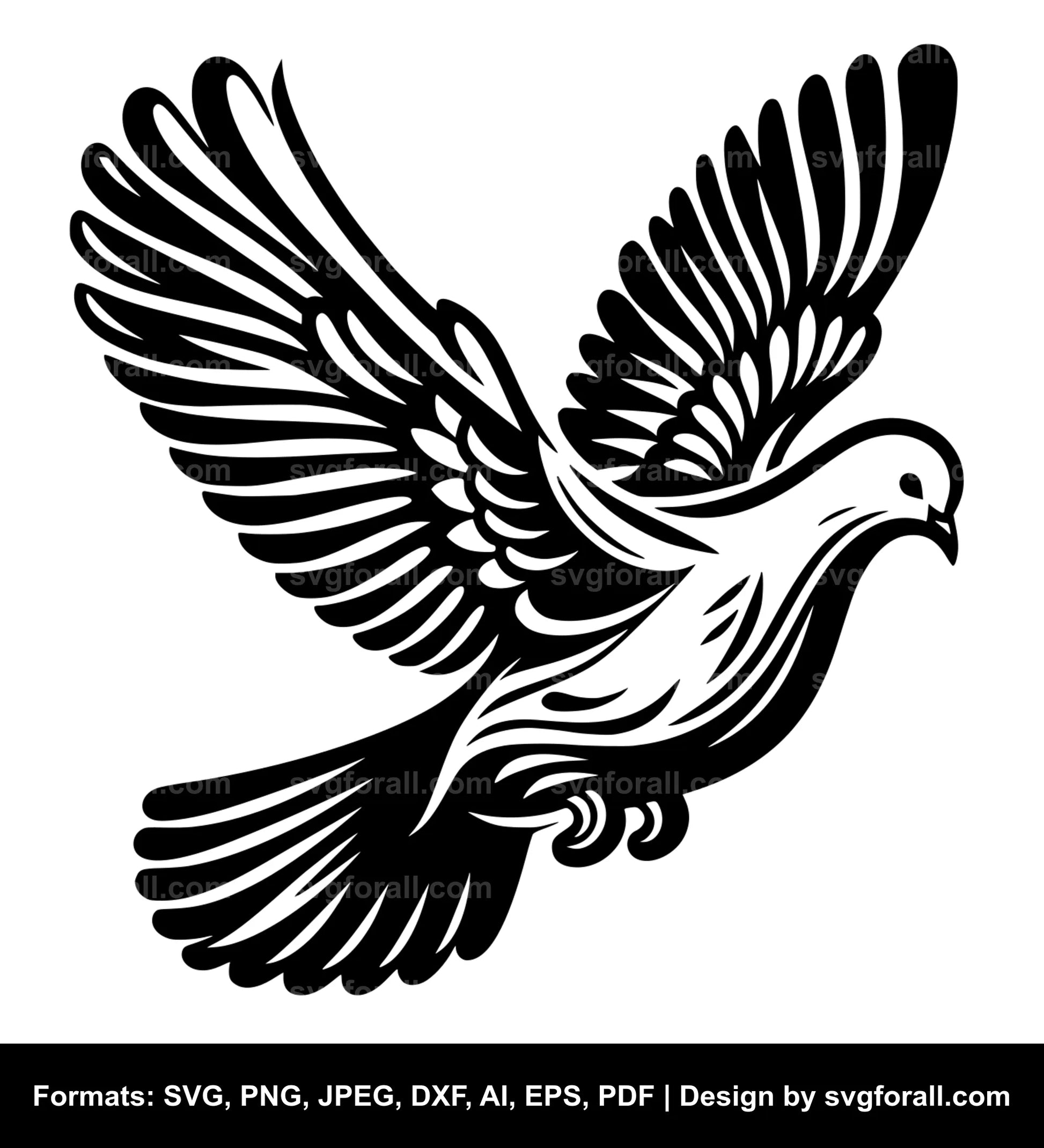 Dove Bird SVG PNG