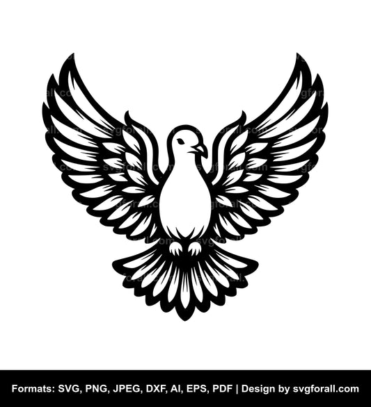 Dove Bird Vector SVG