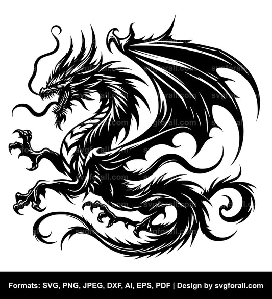 Dragon Cricut SVG