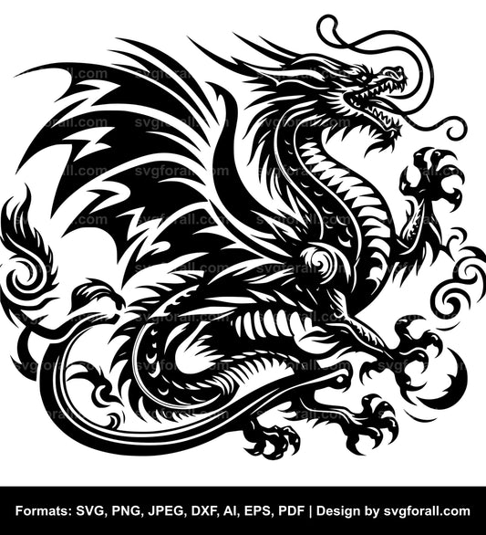 Dragon SVG Clip Art