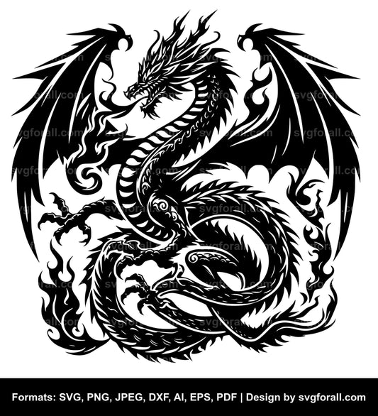 Dragon SVG Cut Files