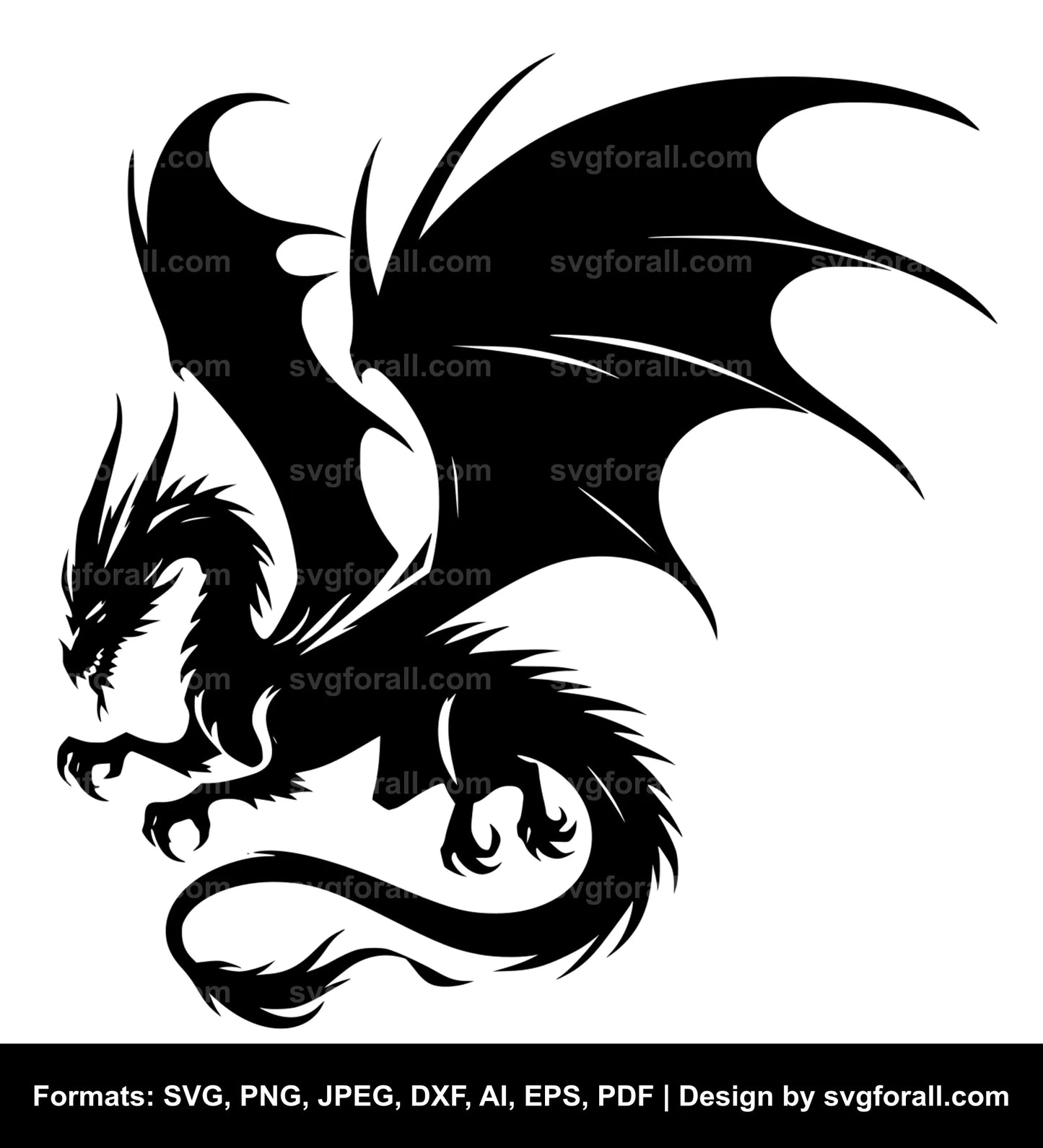 Dragon SVG Design