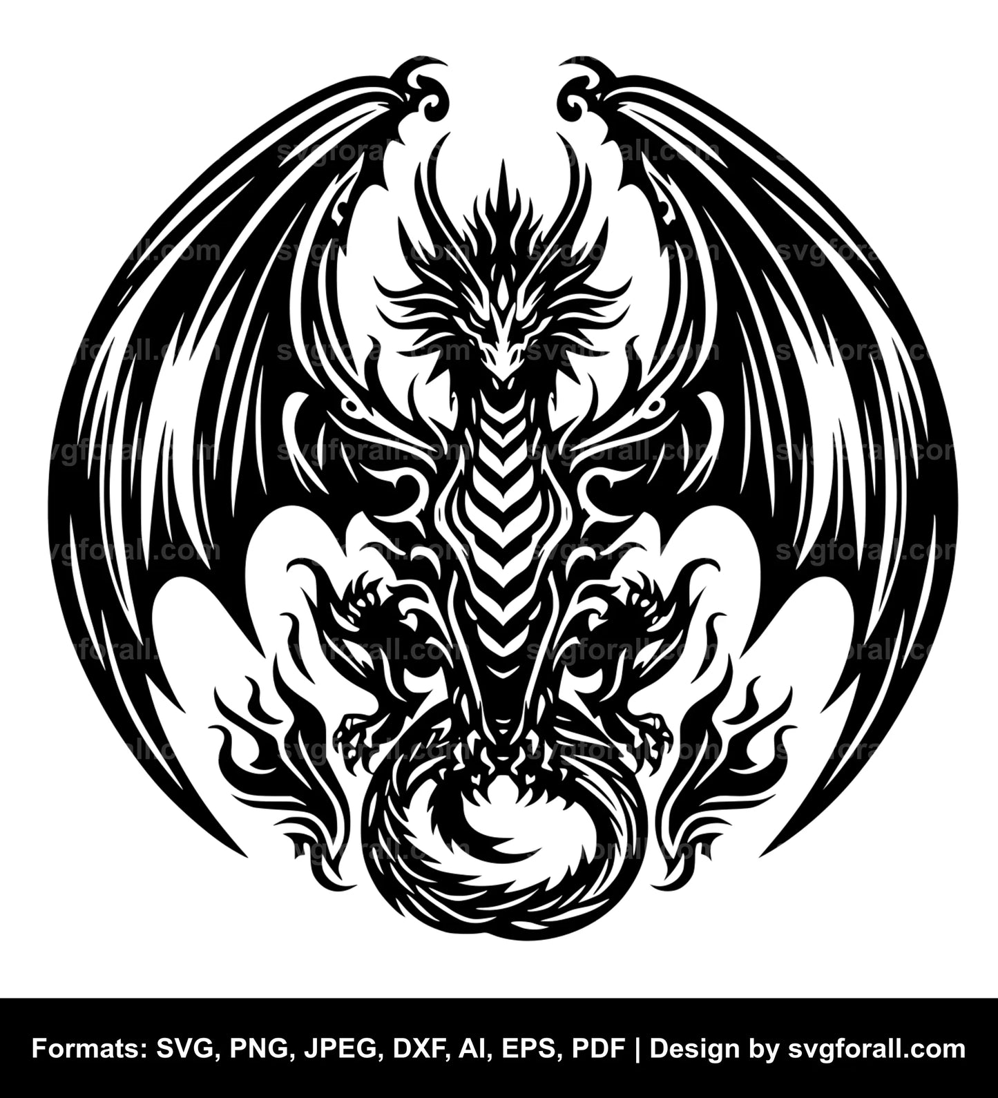 Dragon SVG Vector