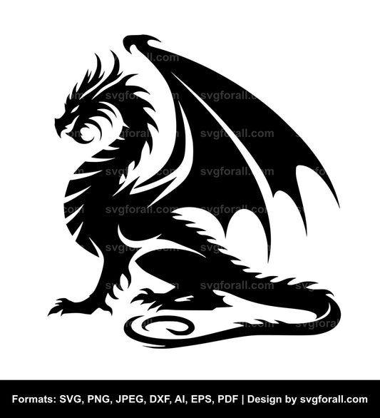 Dragon SVG Vector Image