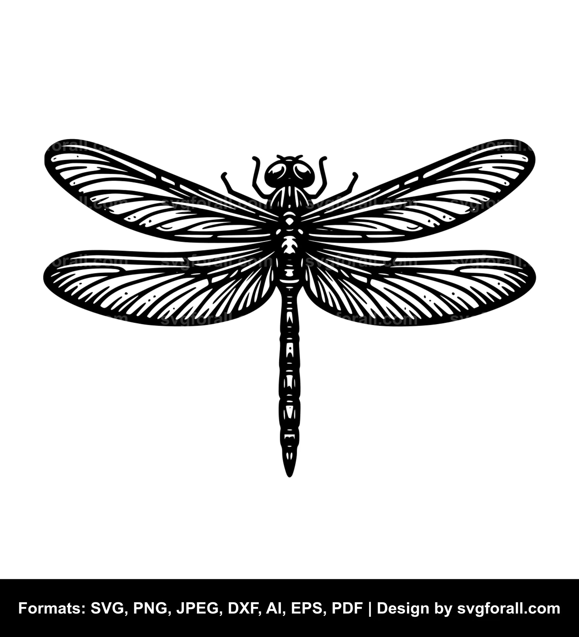 Dragonfly SVG File