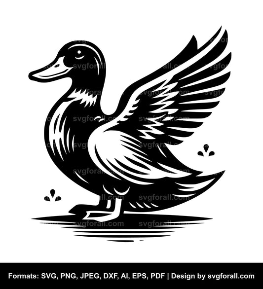 Duck SVG Clip Art