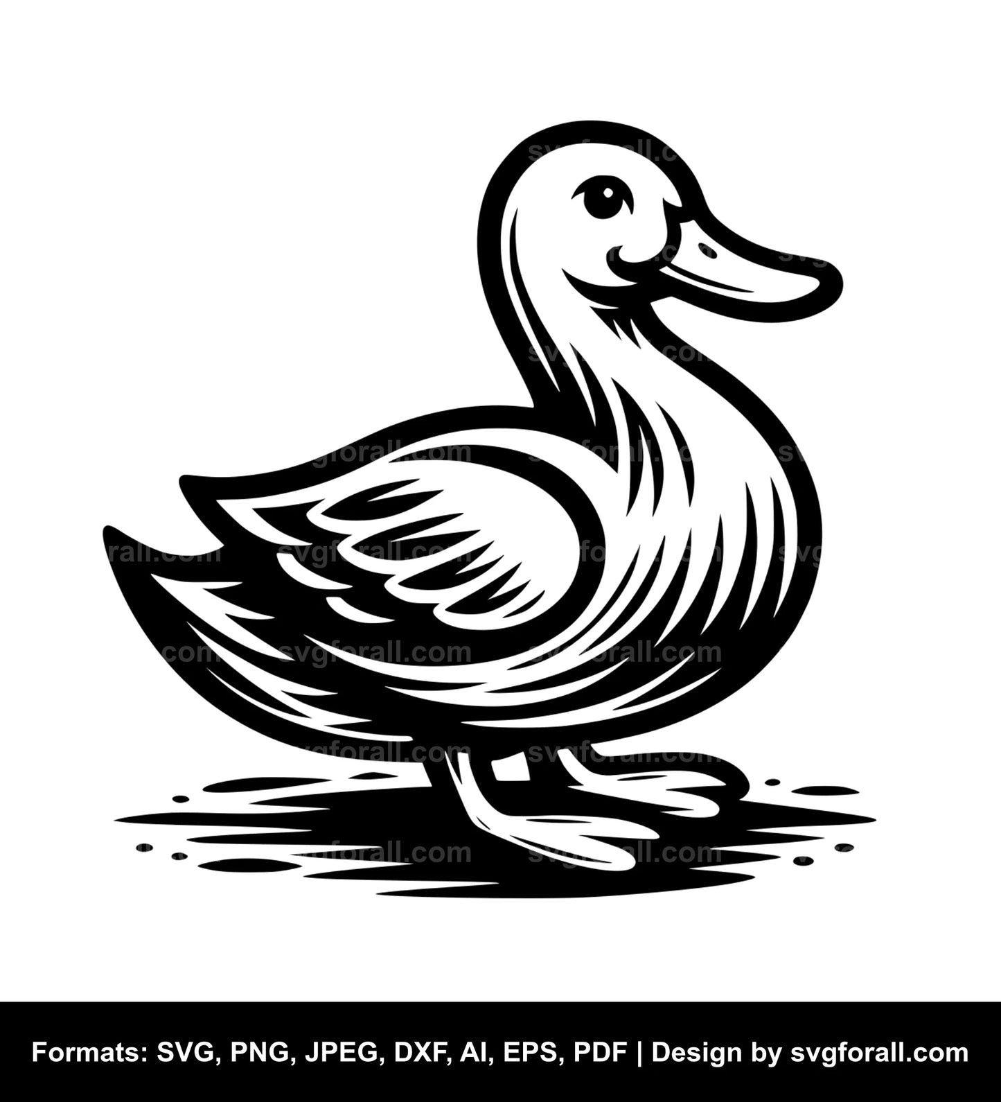 Duck SVG Clipart