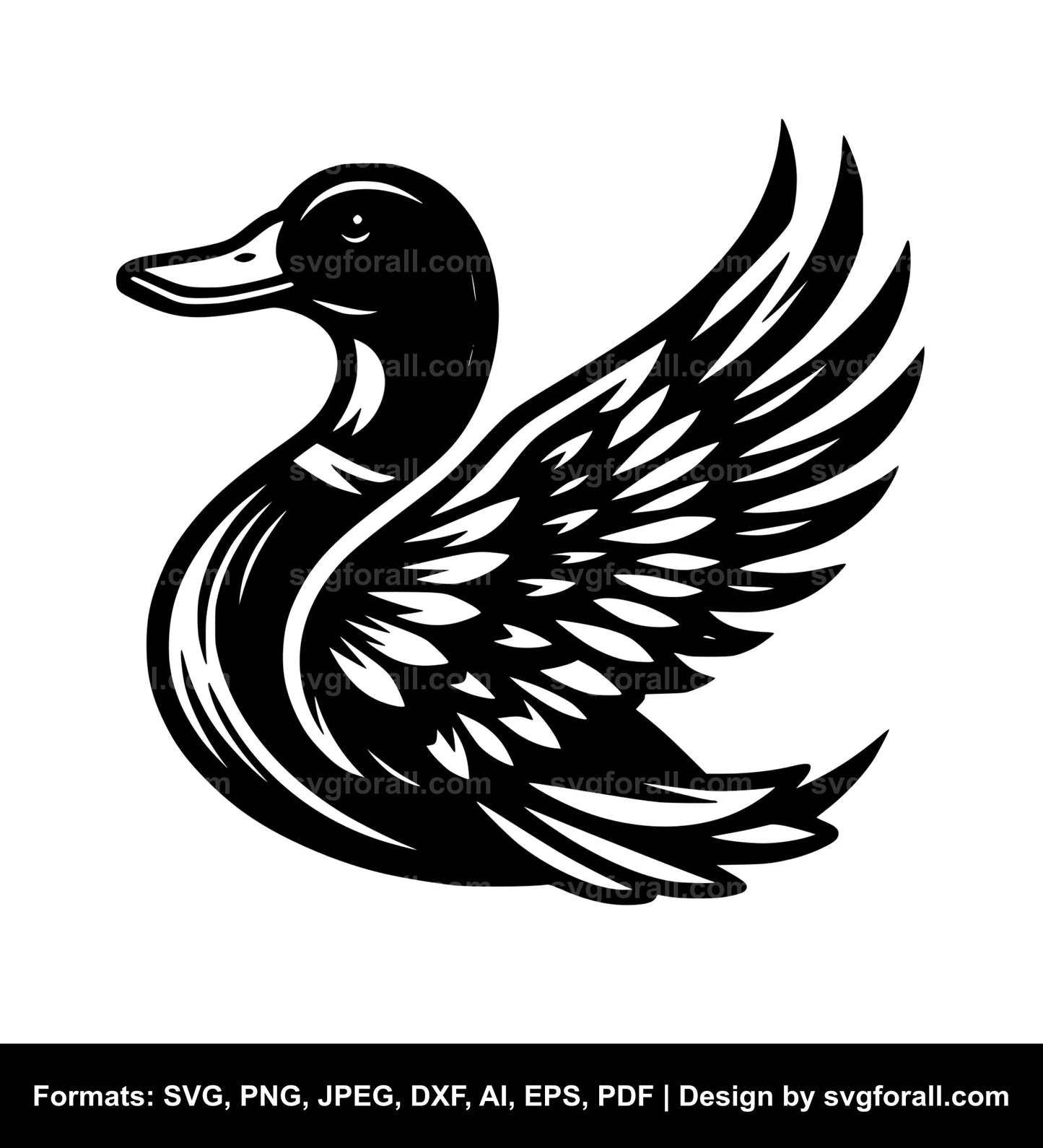 Duck SVG Cut Files