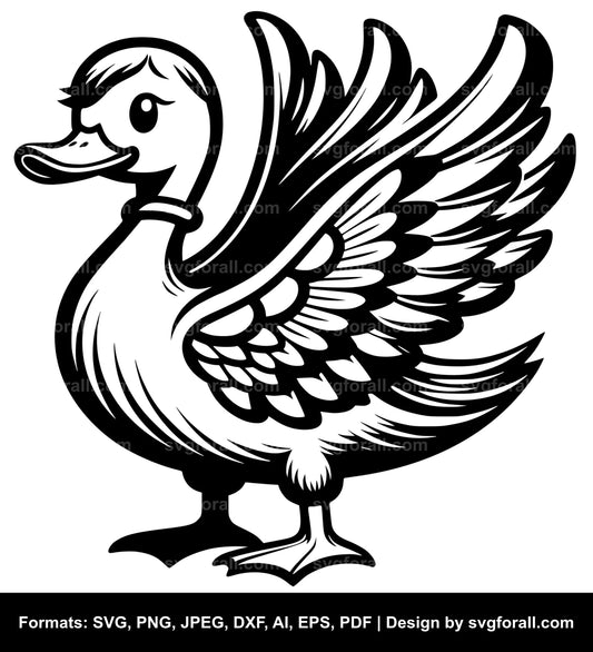 Duck SVG Vector