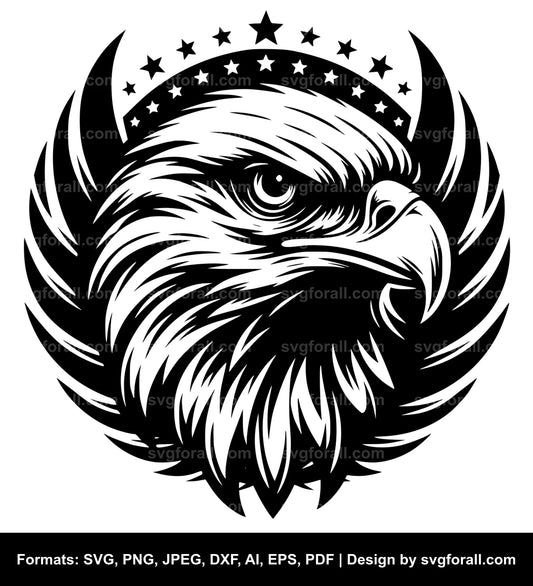 Eagle Black SVG