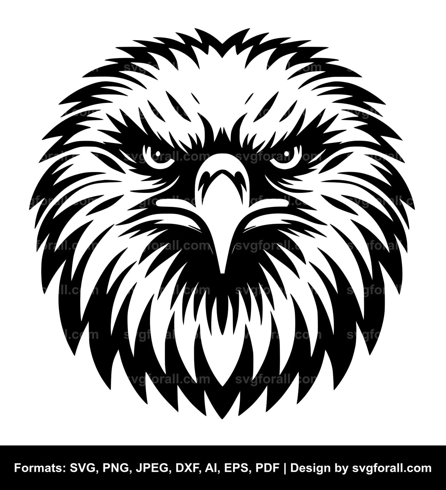 Eagle Face Cricut SVG