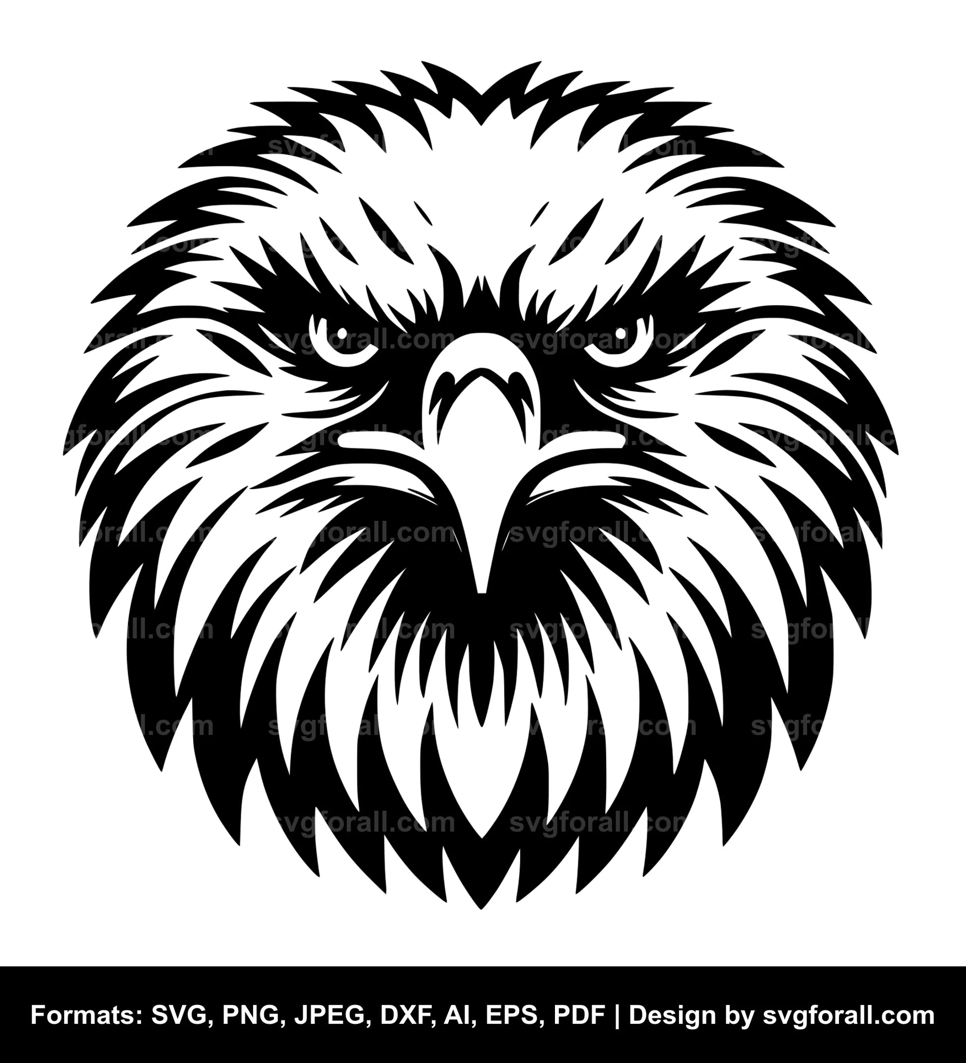 Eagle Face Cricut SVG