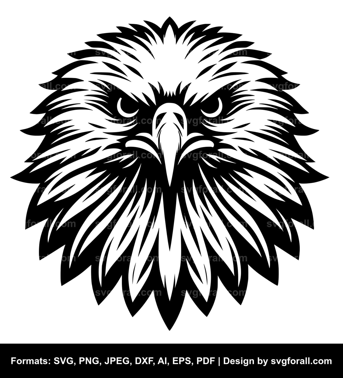 Eagle Face SVG