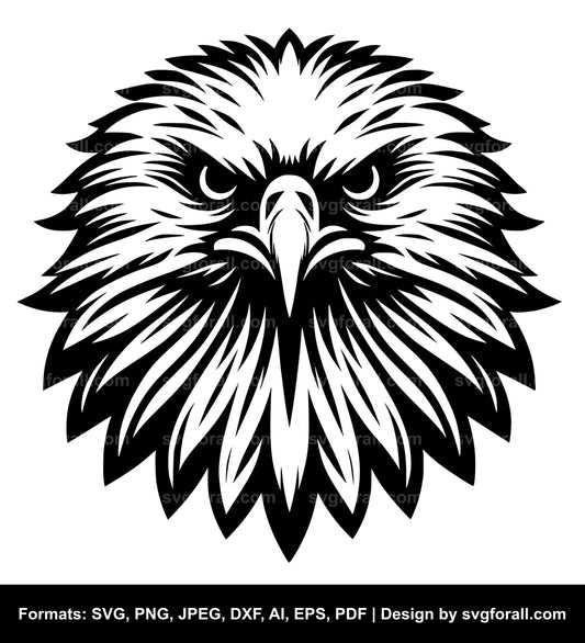 Eagle Face SVG