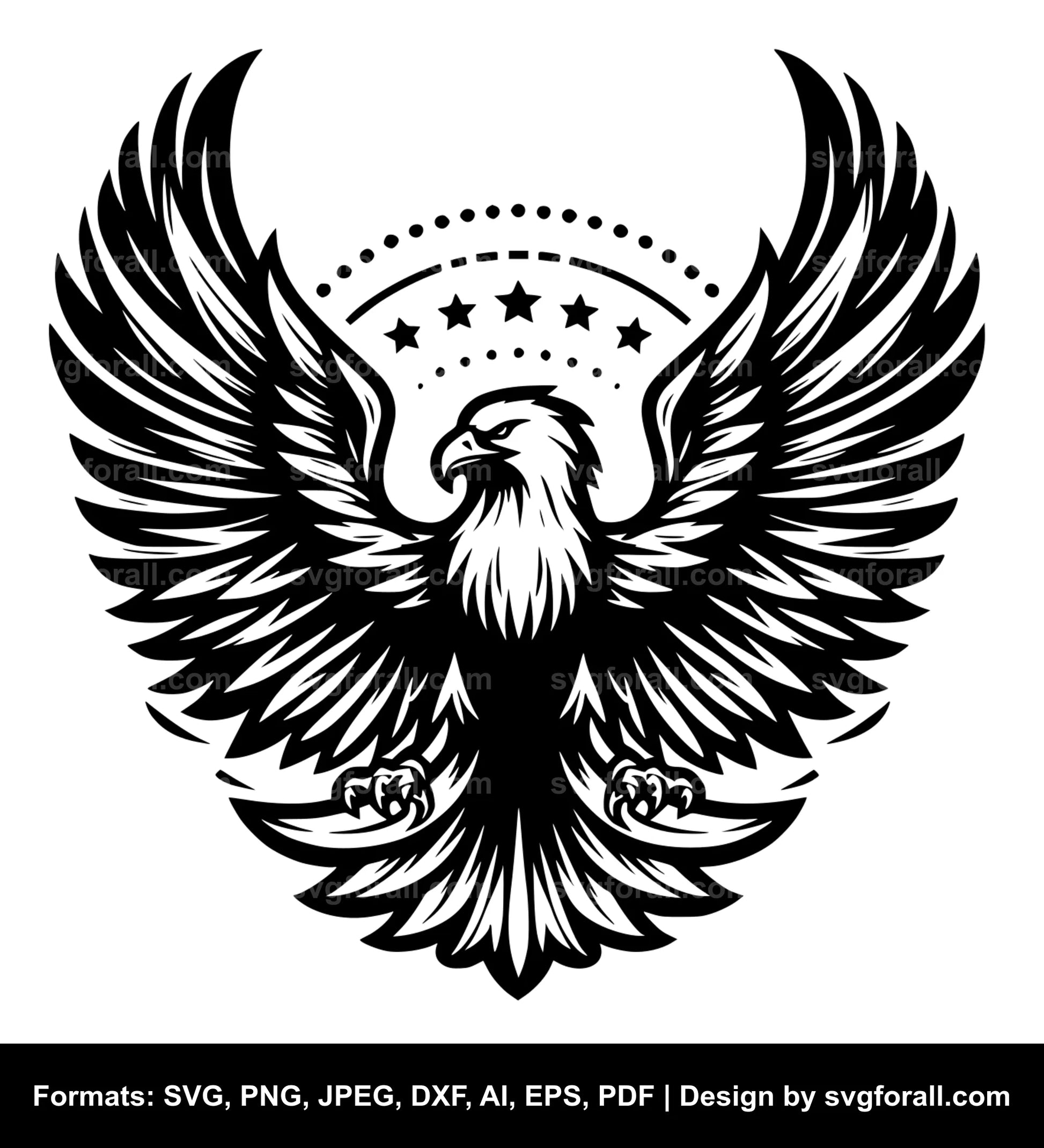 Eagle Wings SVG PNG