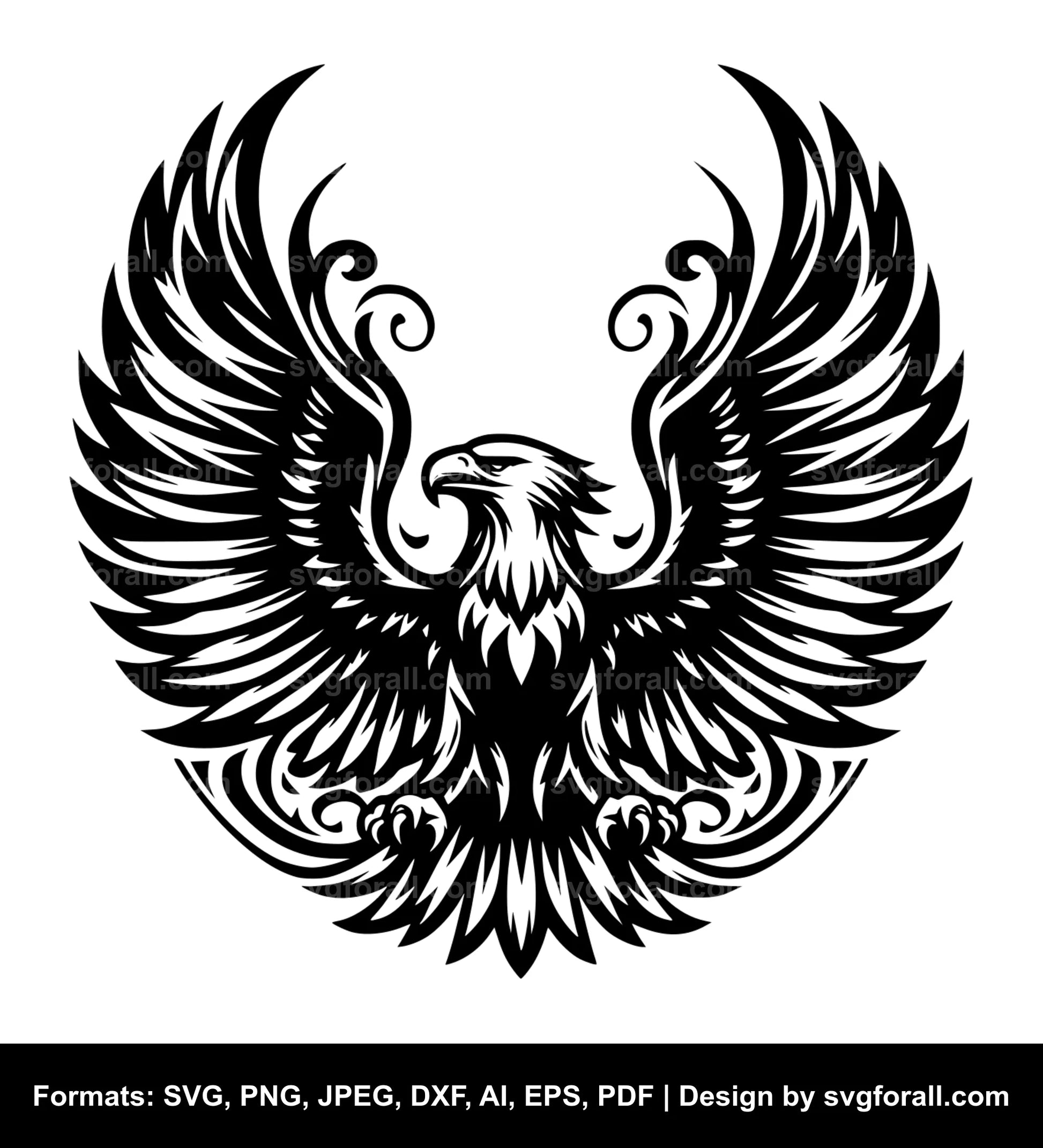 Eagle Wings SVG Vector