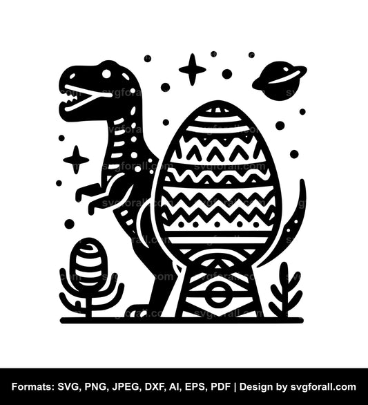 Easter Dinosaur SVG Clipart