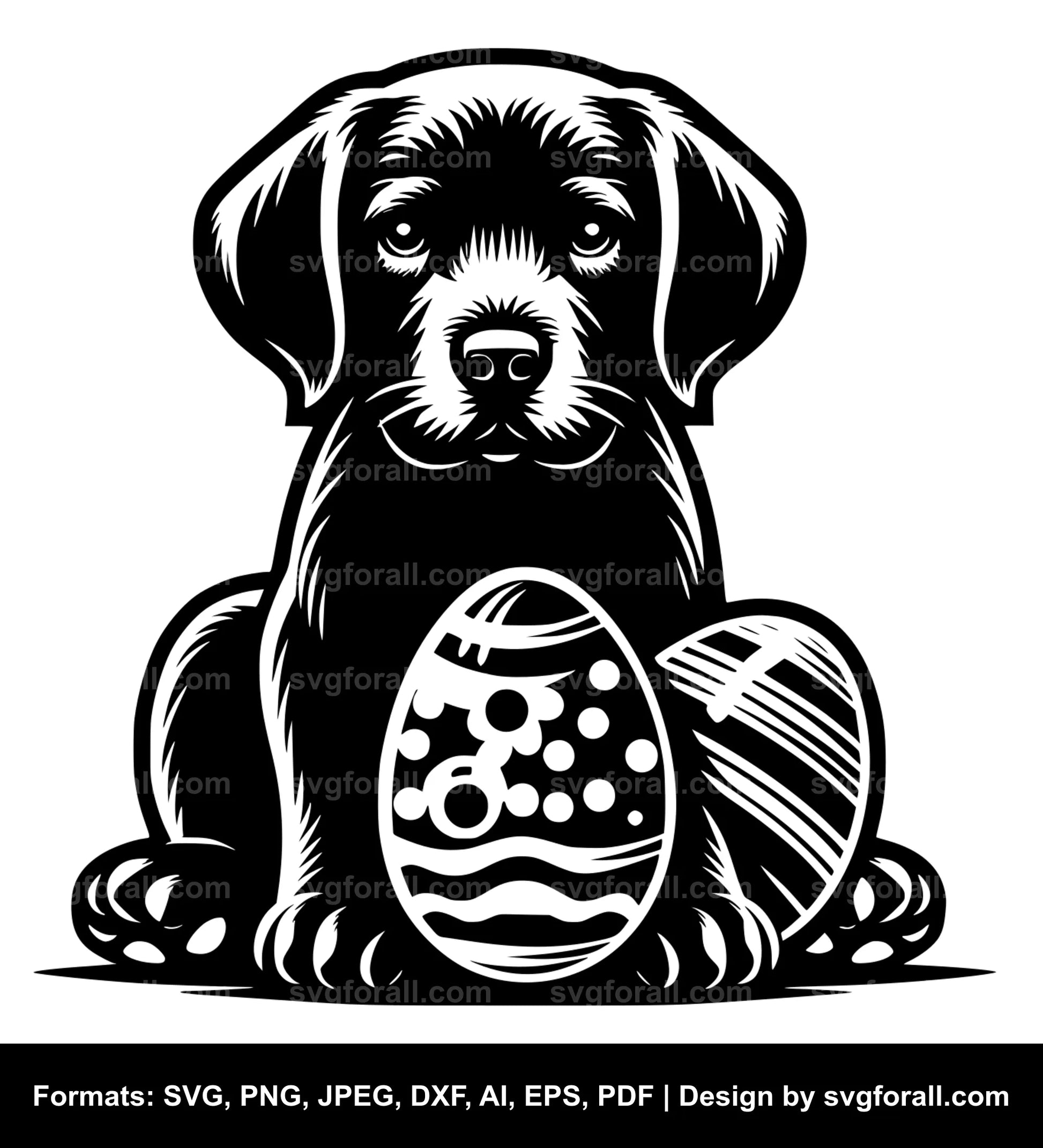 Easter Dog SVG File