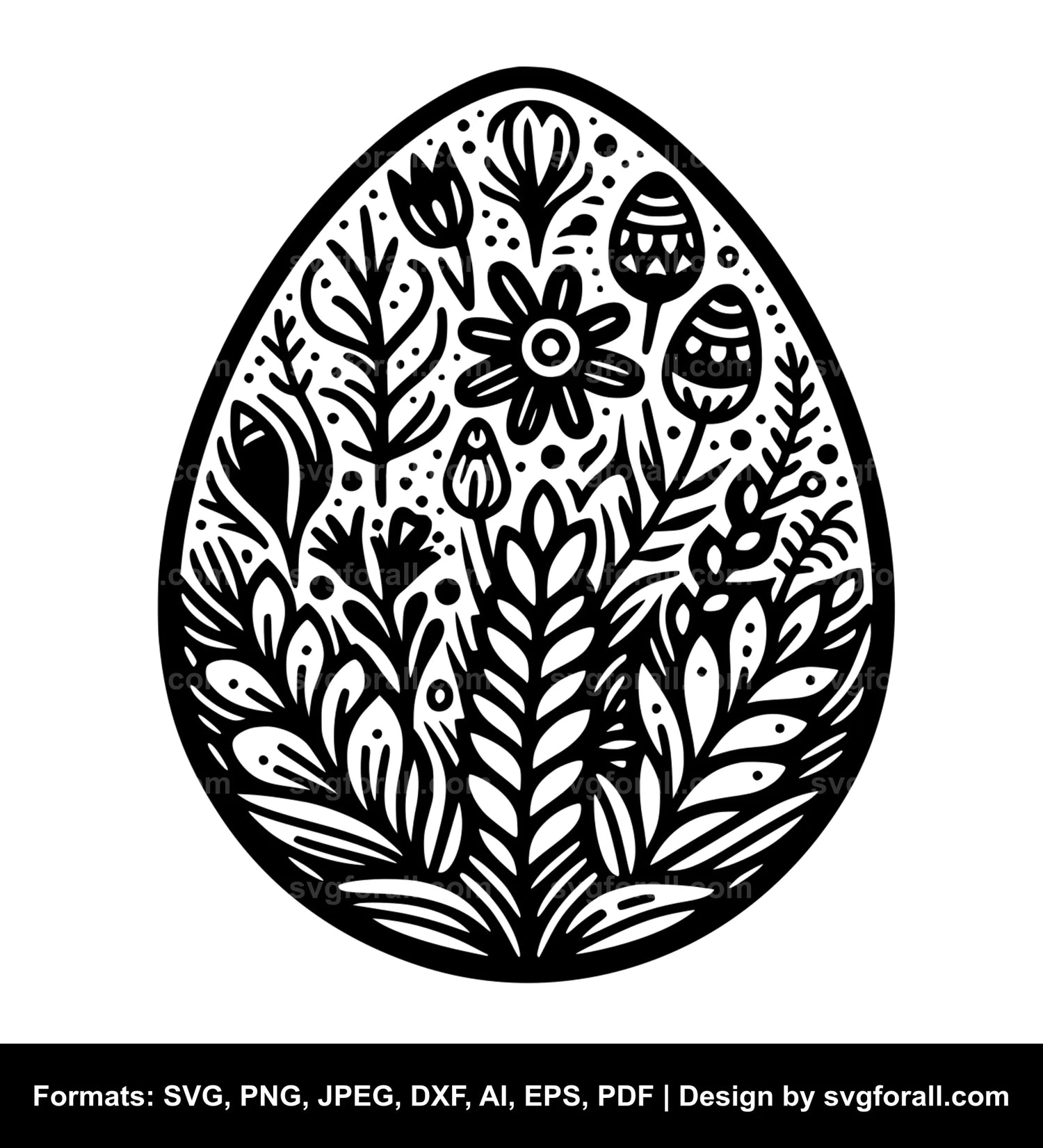 Easter Egg Cricut SVG