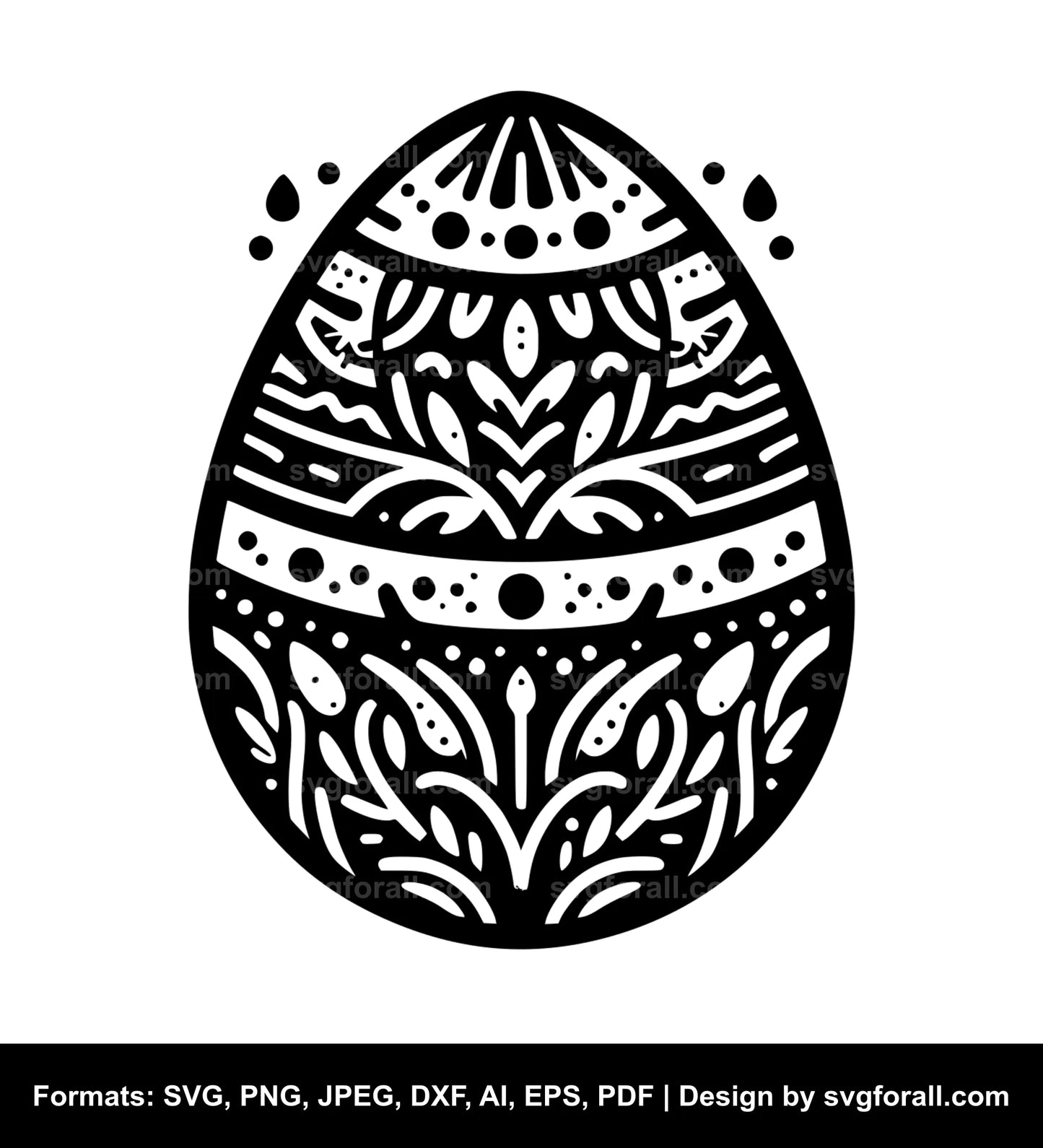 Easter Egg SVG Vector