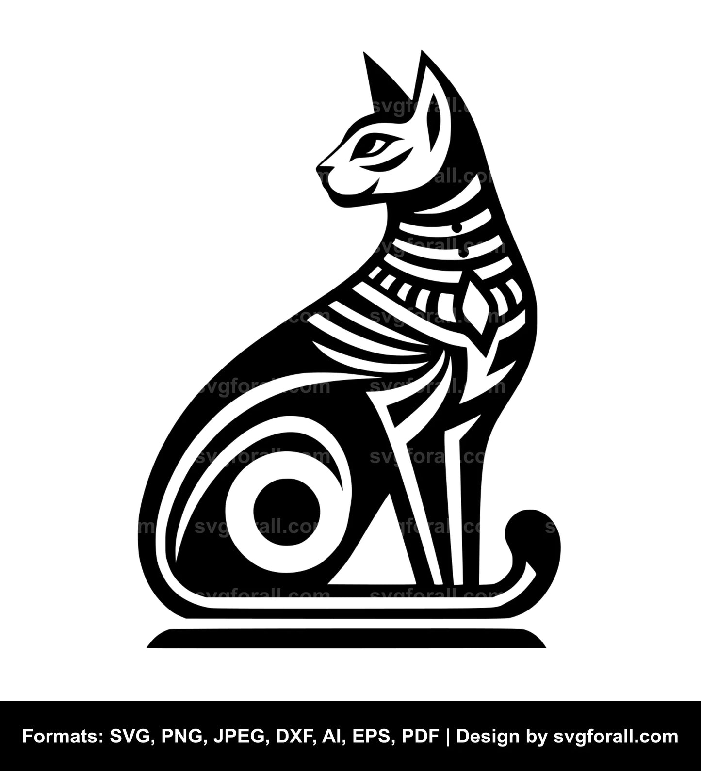 Egyptian Cat SVG