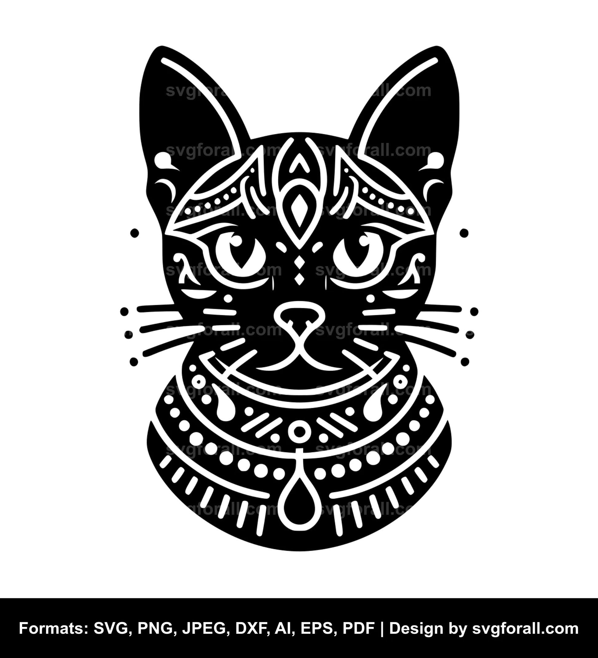 Egyptian Cat SVG Download