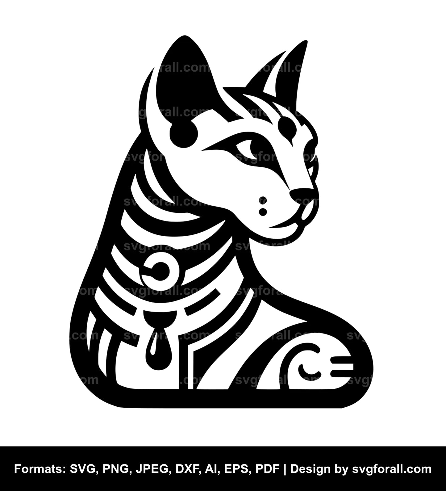 Egyptian Cat SVG PNG