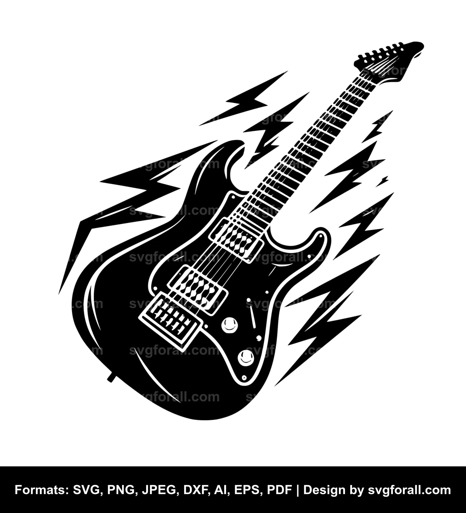 Electric Guitar SVG