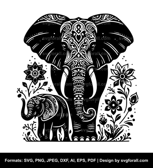 Elephant Clipart SVG