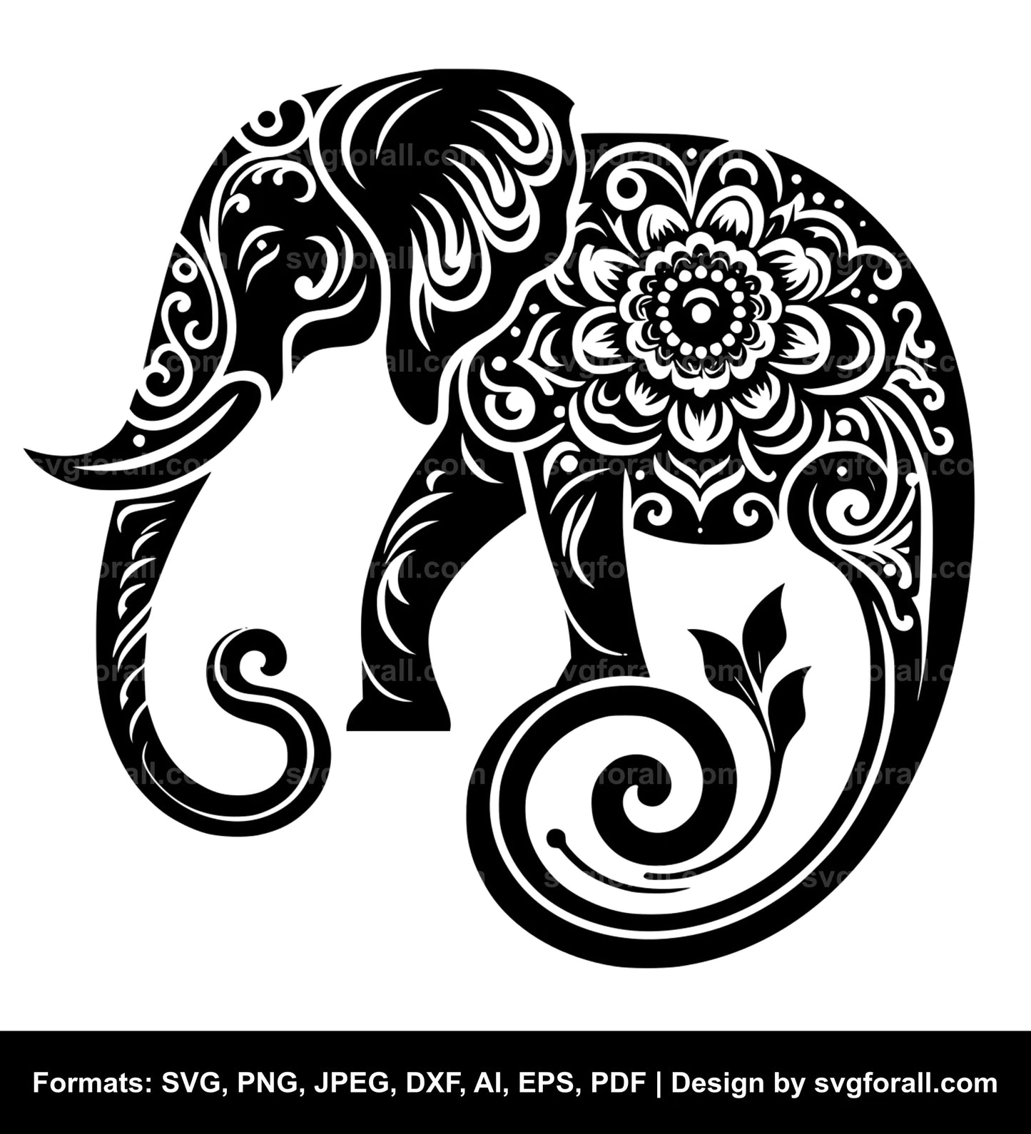 Elephant Cricut SVG