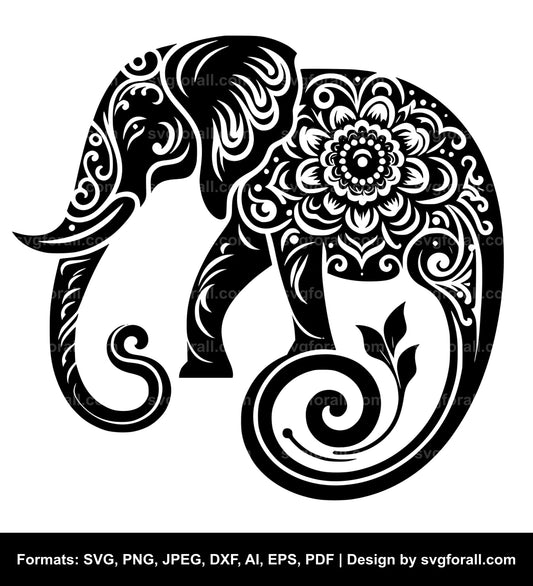 Elephant Cricut SVG