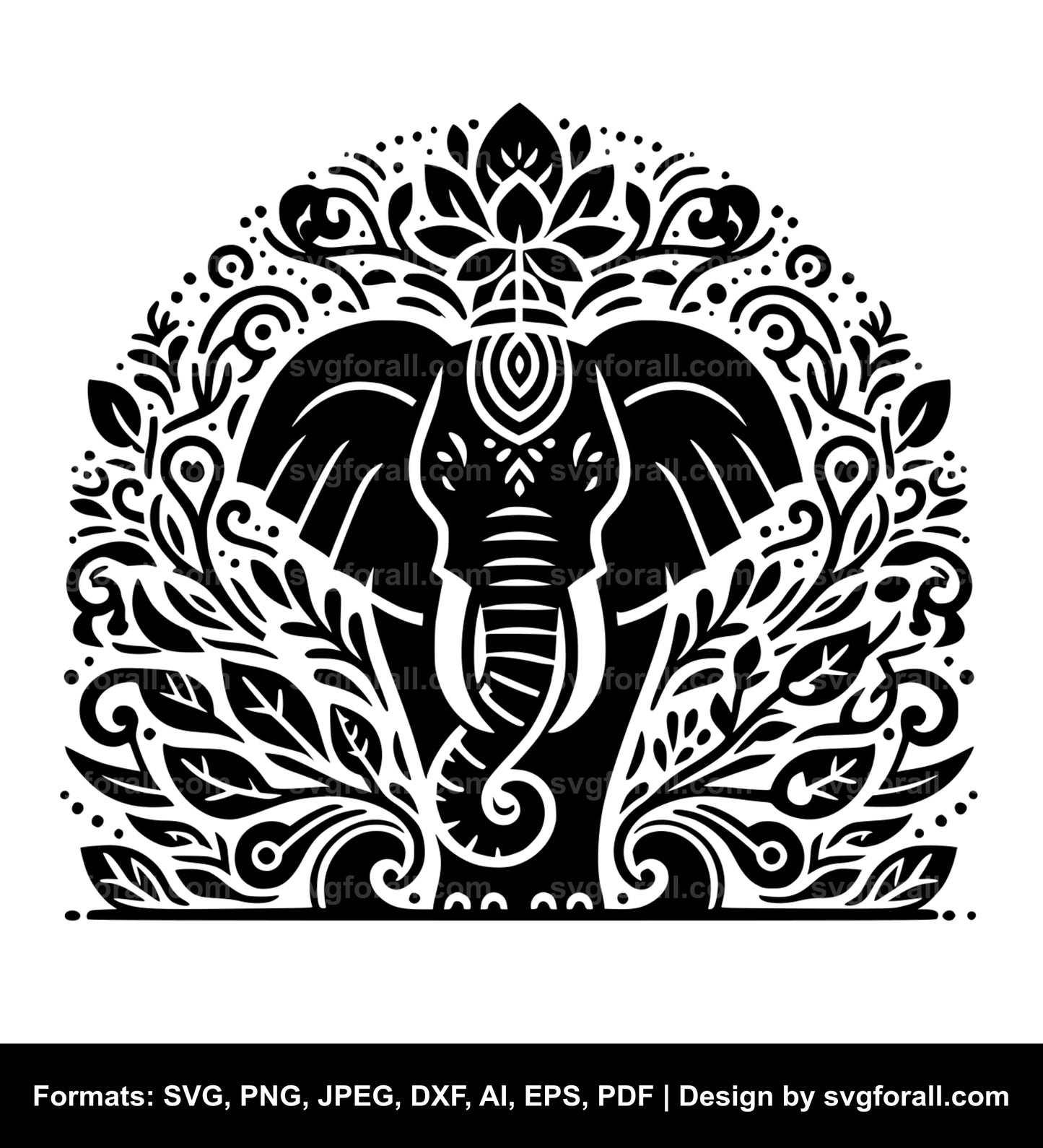 Elephant For Cricut SVG