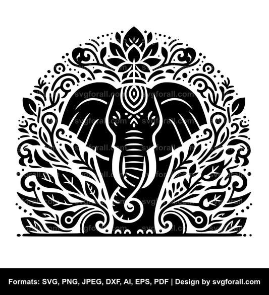 Elephant For Cricut SVG