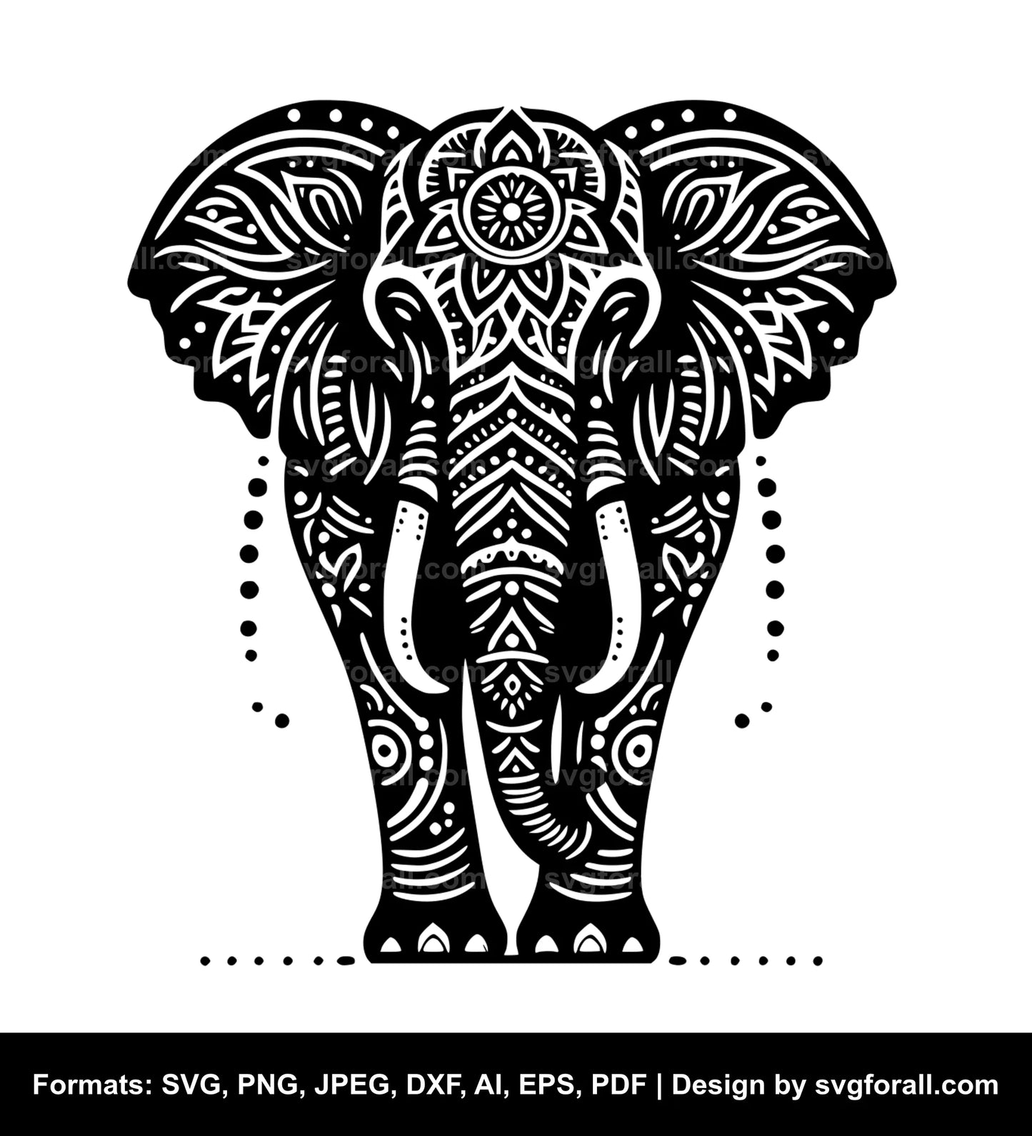 Elephant SVG - For Cricut