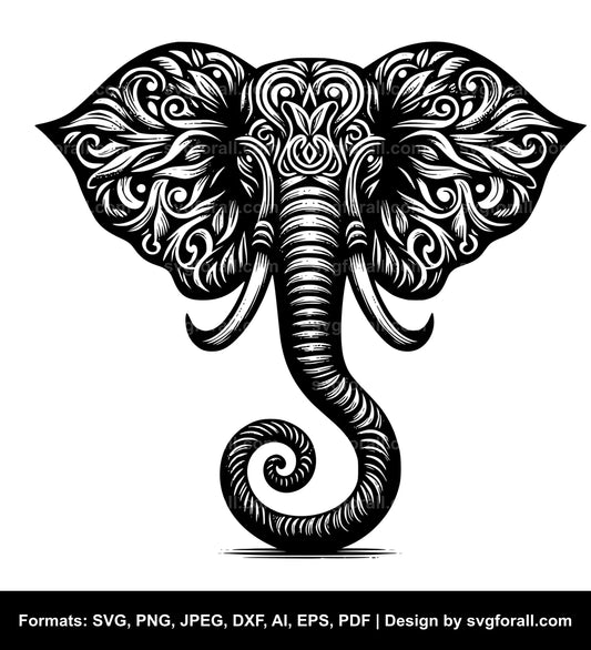 Elephant SVG Clipart