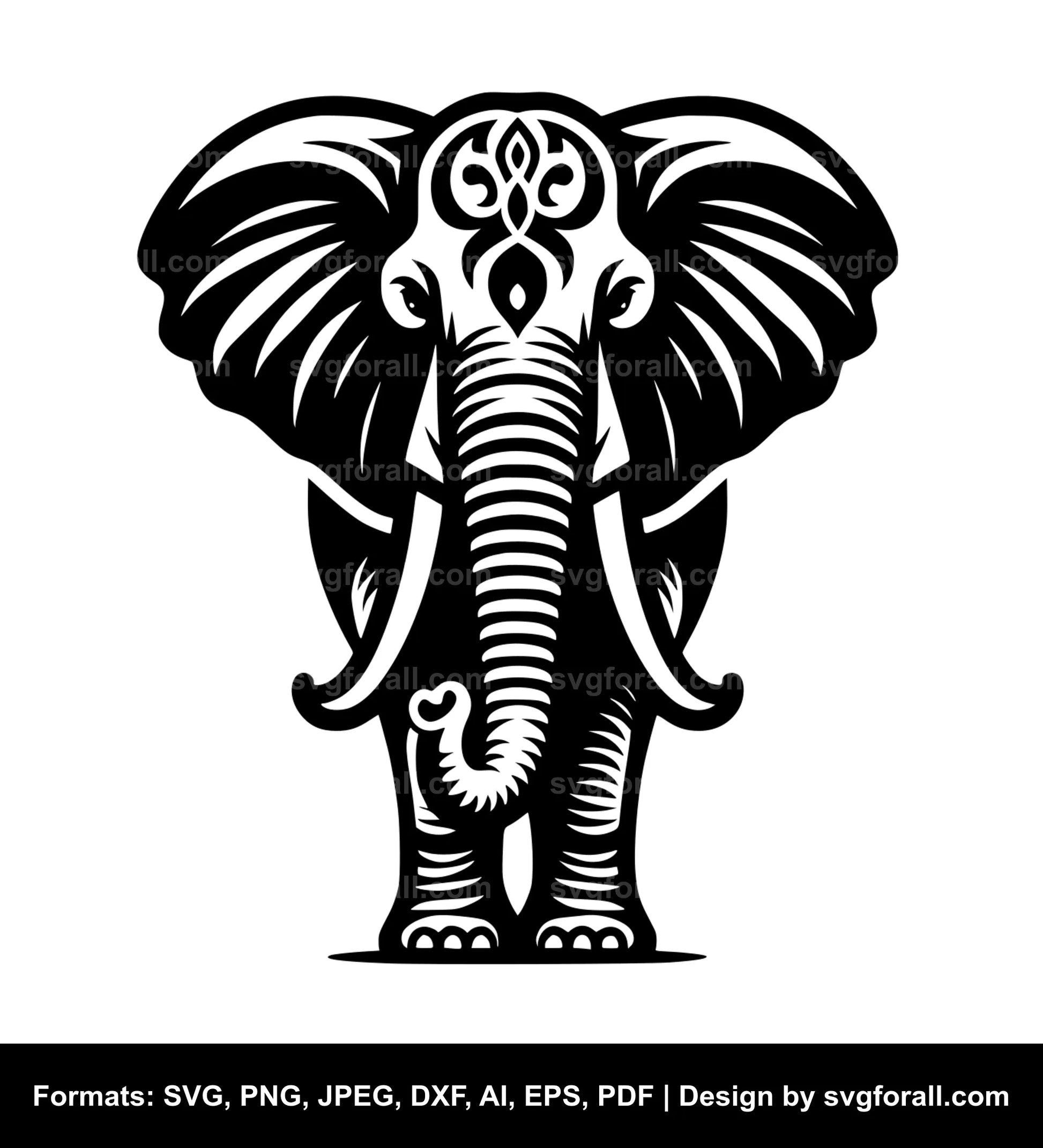 Elephant SVG For Cricut