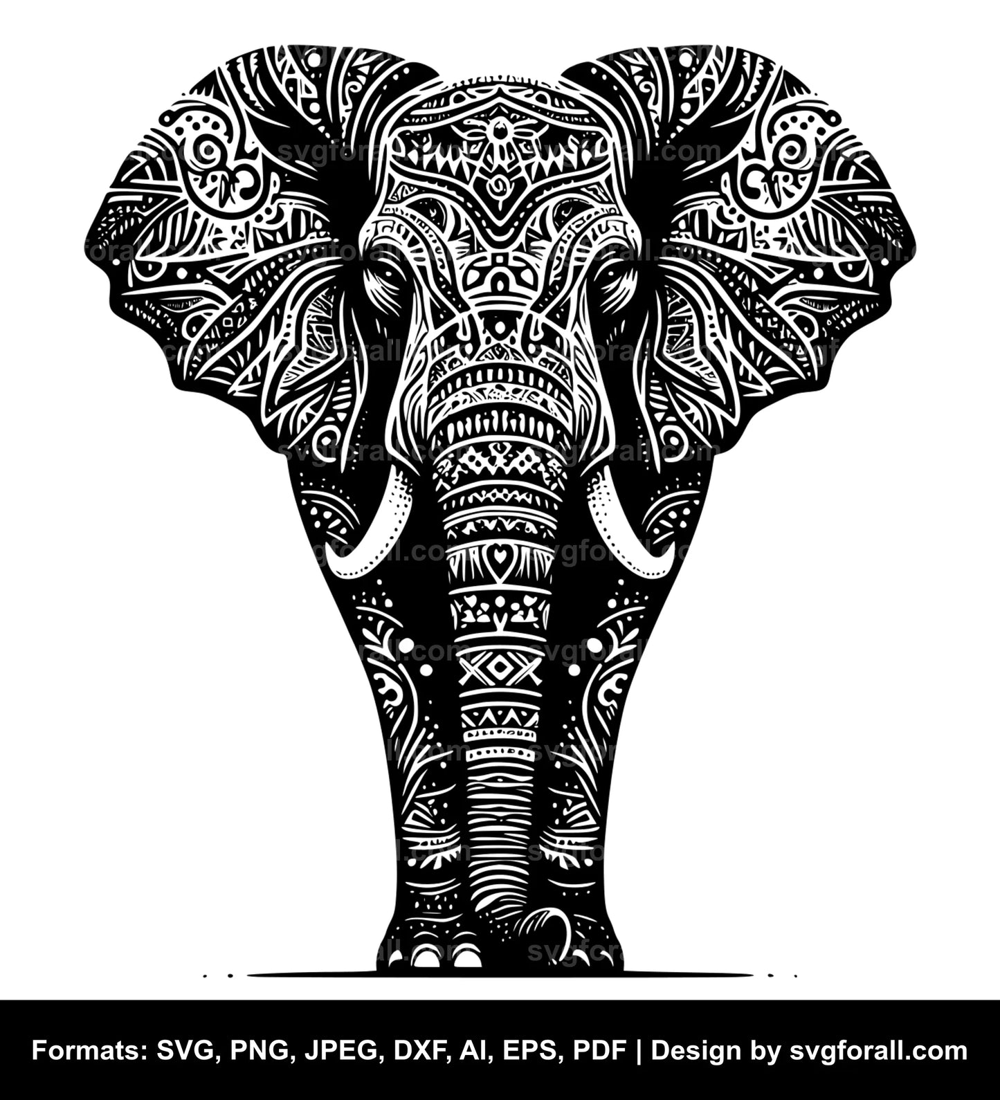 Elephant SVG Vector File