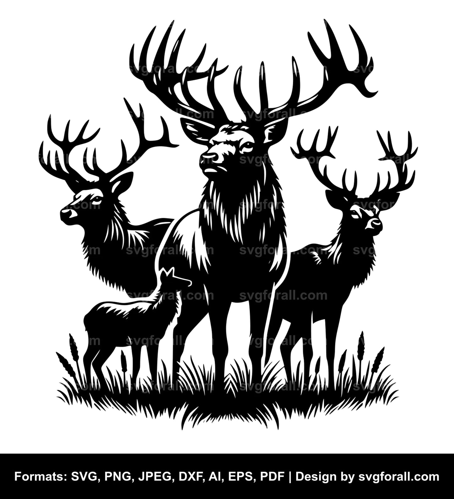 Elk SVG Vector