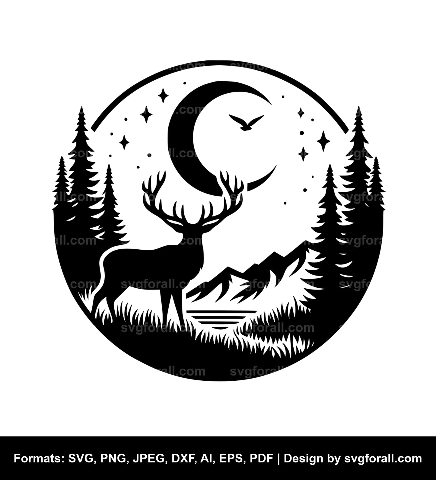 Elk Vector SVG