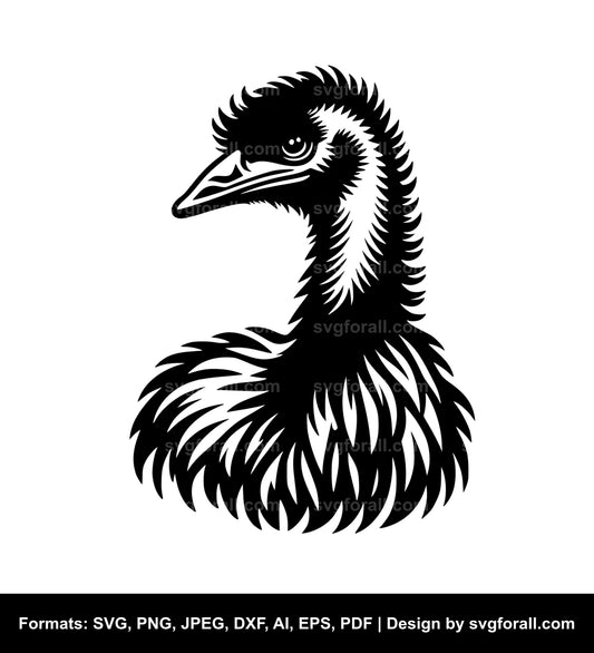 Emu Bird SVG PNG