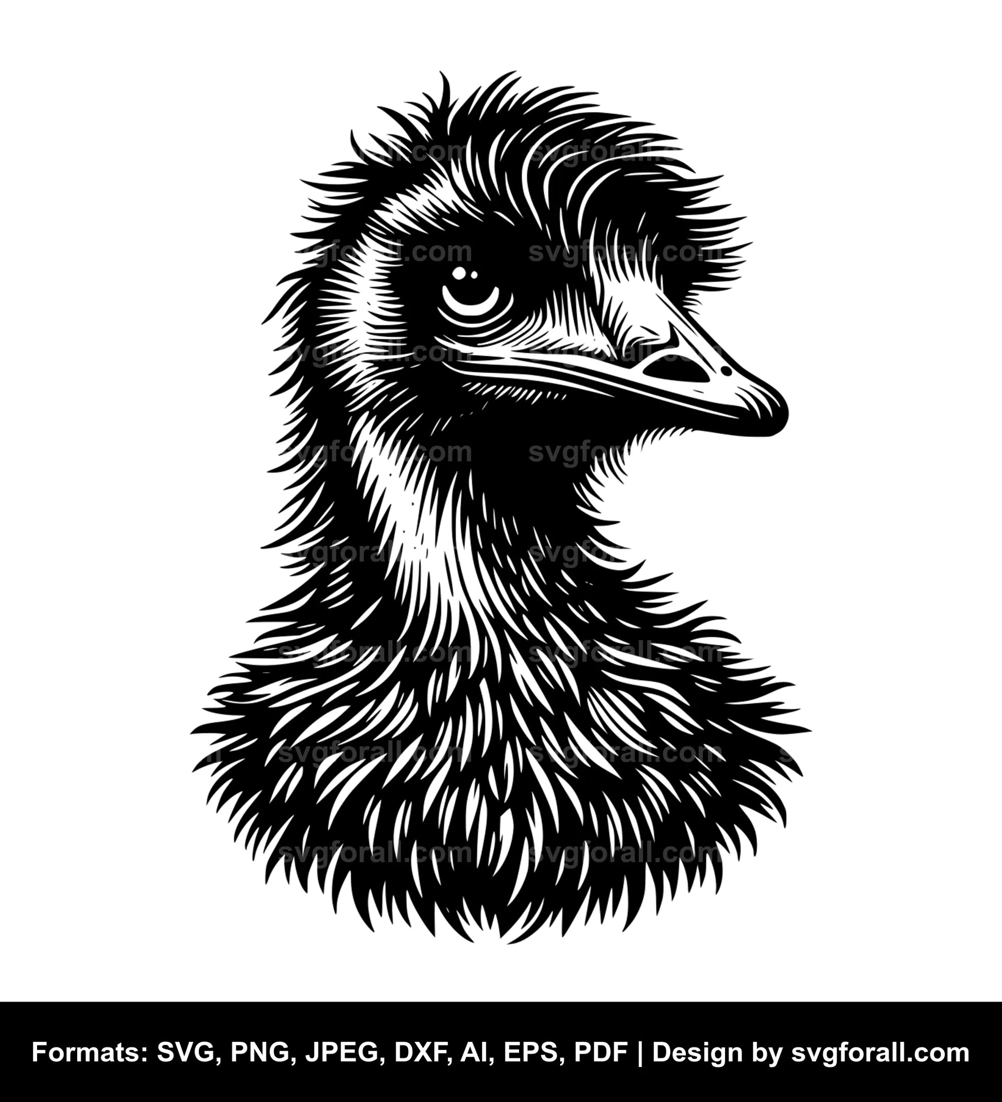 Emu Black SVG