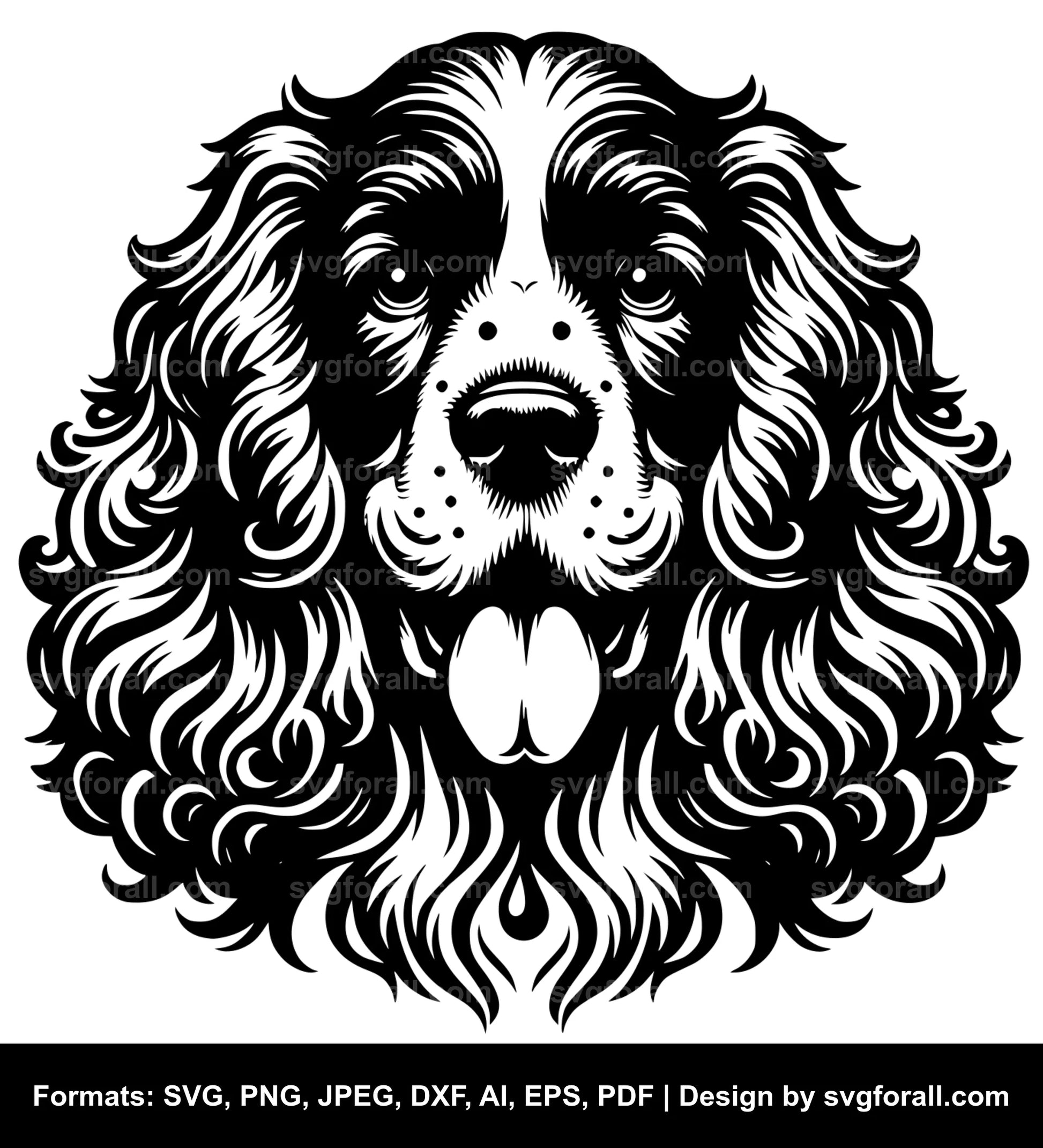 English Cocker Spaniel Dog Cricut SVG