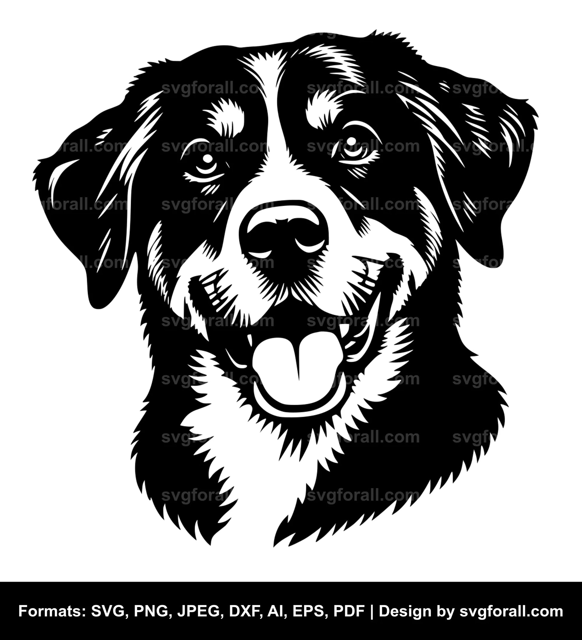 Entlebucher Mountain Dog Cricut SVG