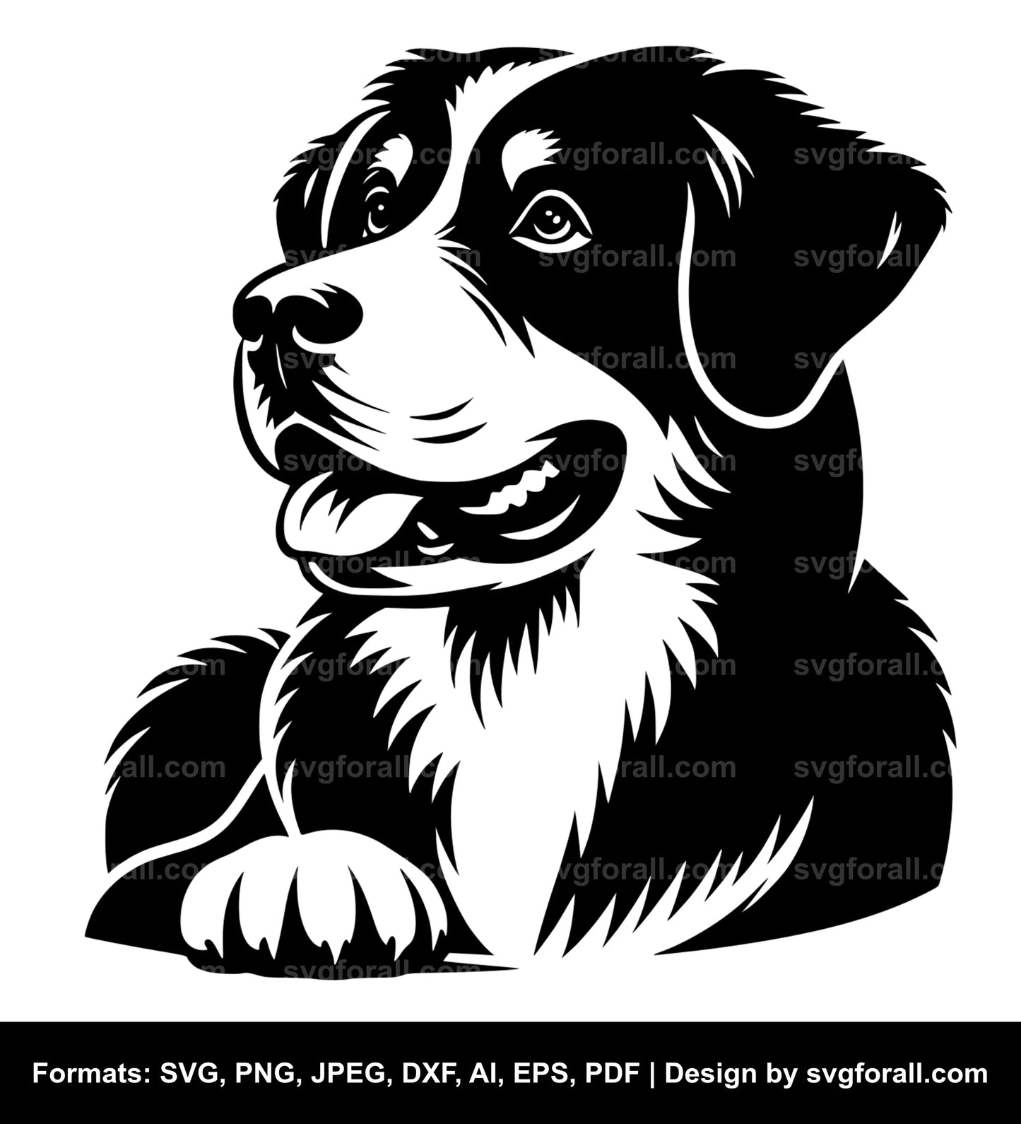 Entlebucher Mountain Dog SVG Vector