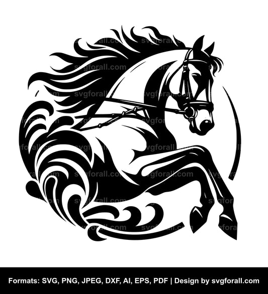 Equestrian SVG File