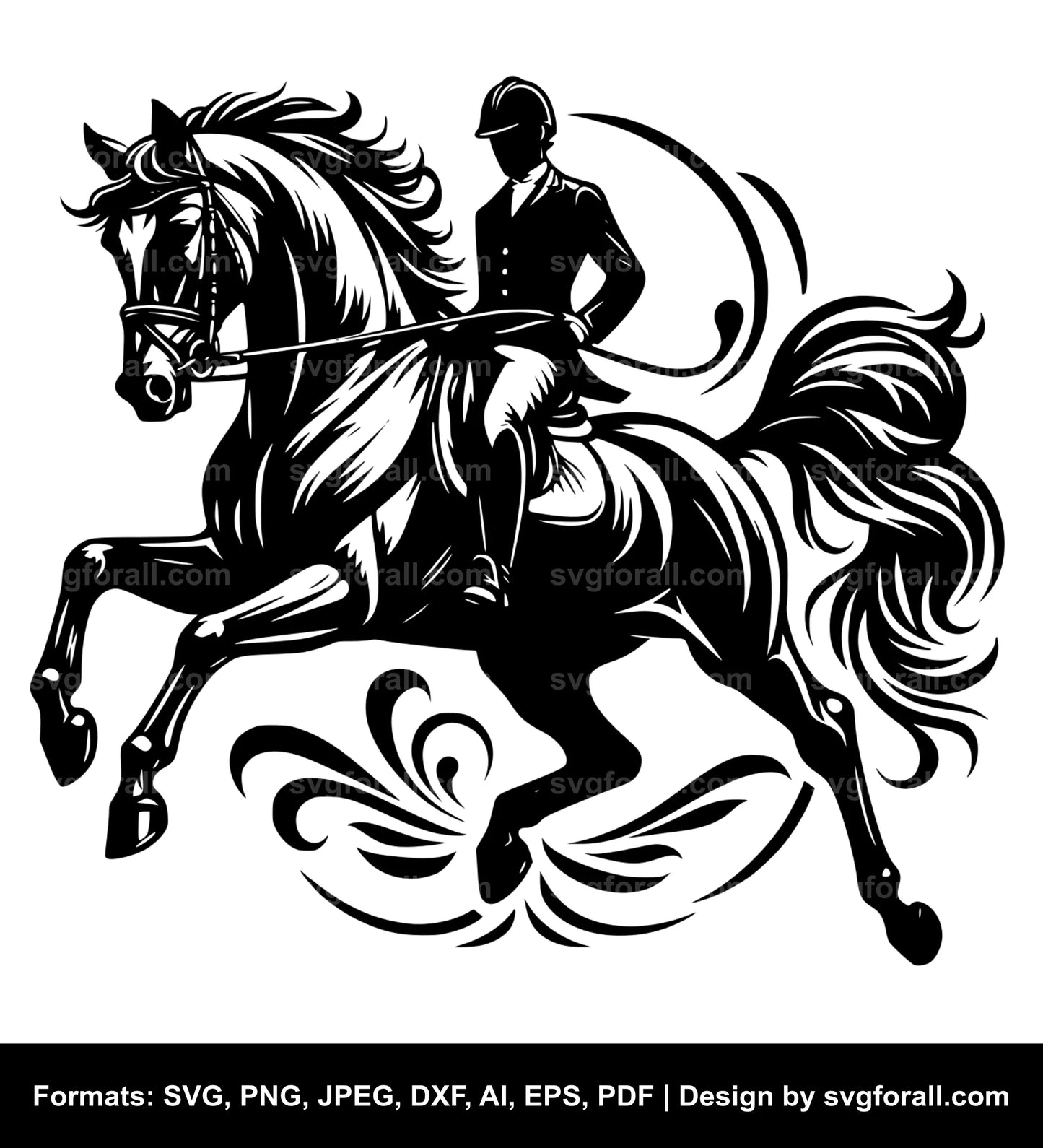 Equestrian Vector SVG