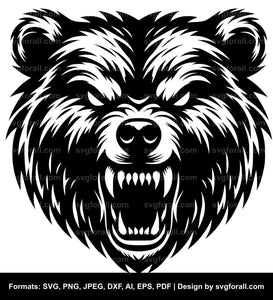 Evil Bear SVG