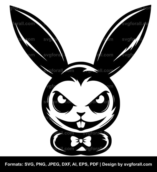 Evil Bunny SVG PNG